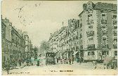 44 Nantes  Cafe Morand Tram Byrrh Carte postale ancienne