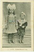 49 Pouanc� costumes ENFANTS Carte postale ancienne
