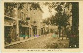 07 La Louvesc Rue Epicerie Cafe Carte postale ancienne