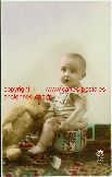 Enfant 1924 - ours en peluche Carte postale ancienne