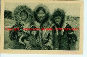 esquimau Eskimo Inuit Alaska Carte postale ancienne
