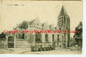 77 Lizy-sur-ourcq eglise ecole Carte postale ancienne