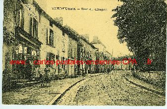 10 Vendeuvre sur Barse Mercerie Tabac Carte postale ancienne