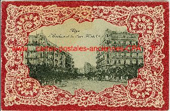 Alg�rie Alger Rue Michelet Carte postale ancienne