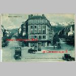 38 Grenoble tramway Dony Litfass Carte postale ancienne