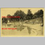 38 Bourgoin Les Bassins Jardin Carte postale ancienne