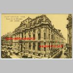 75 Paris Credit Lyonnais Grammont Carte postale ancienne