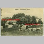 27 Vernon brebis bovins tourelles Carte postale ancienne